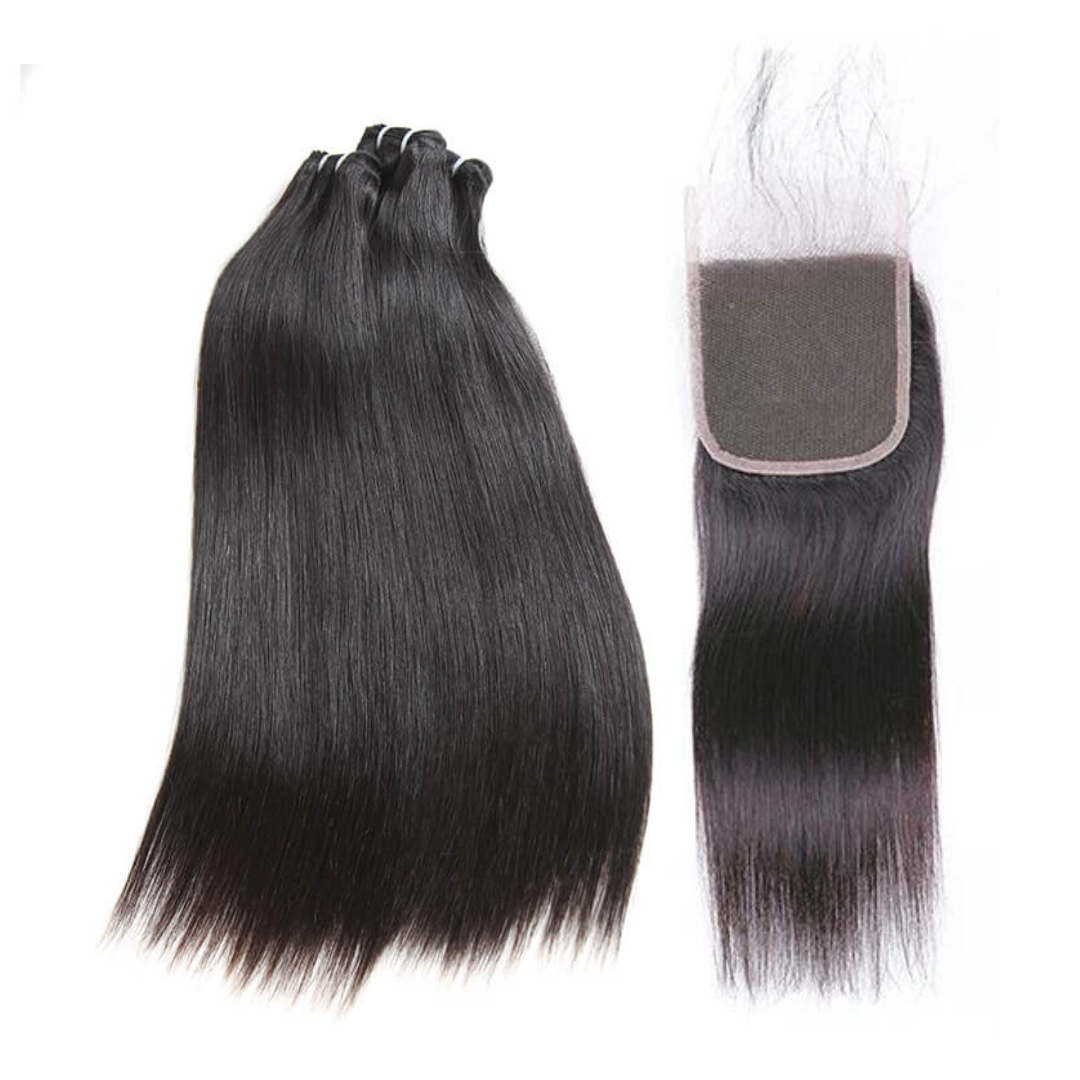 Silk Straight + 5x5 HD Closure Deal