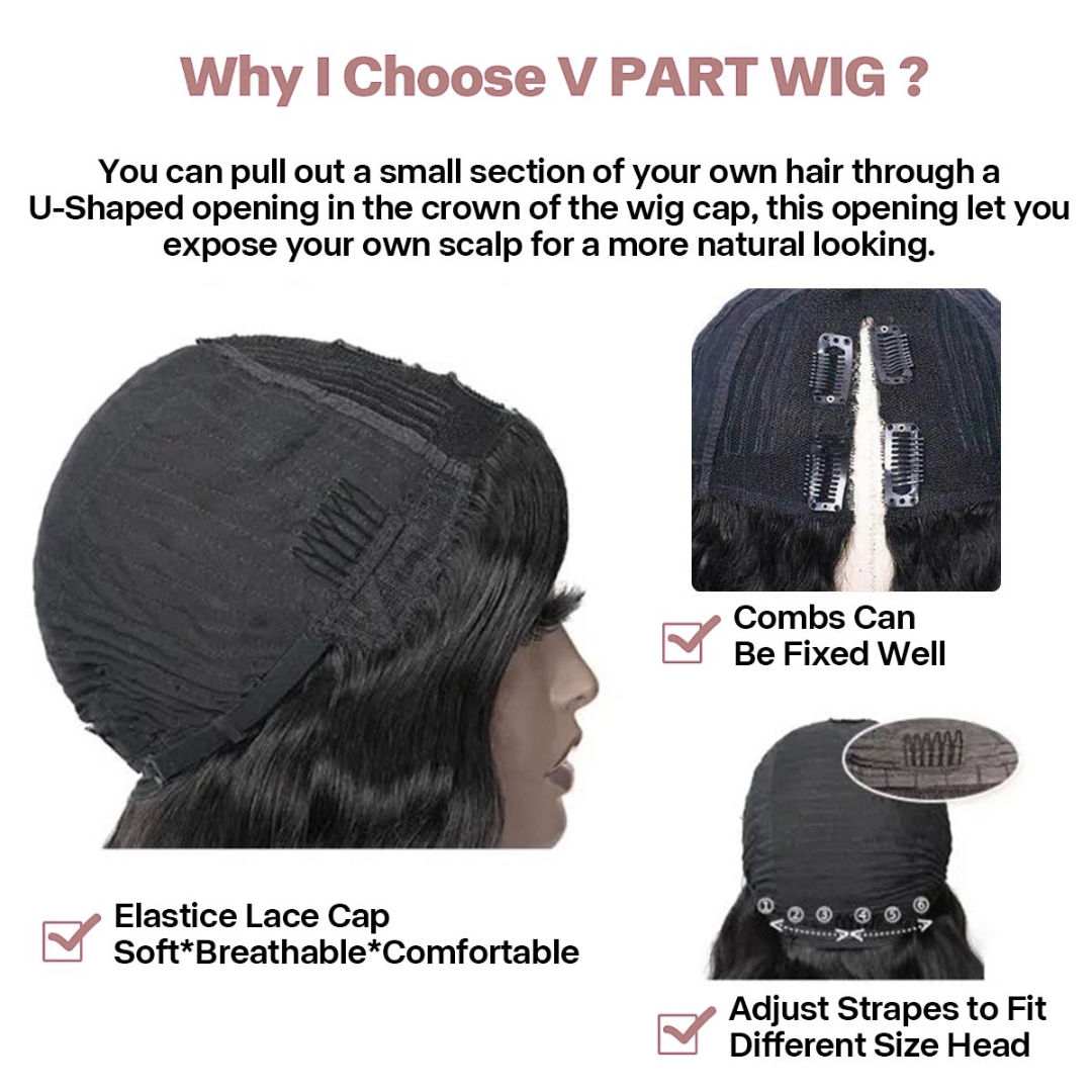 Coily Curly U Part Wig